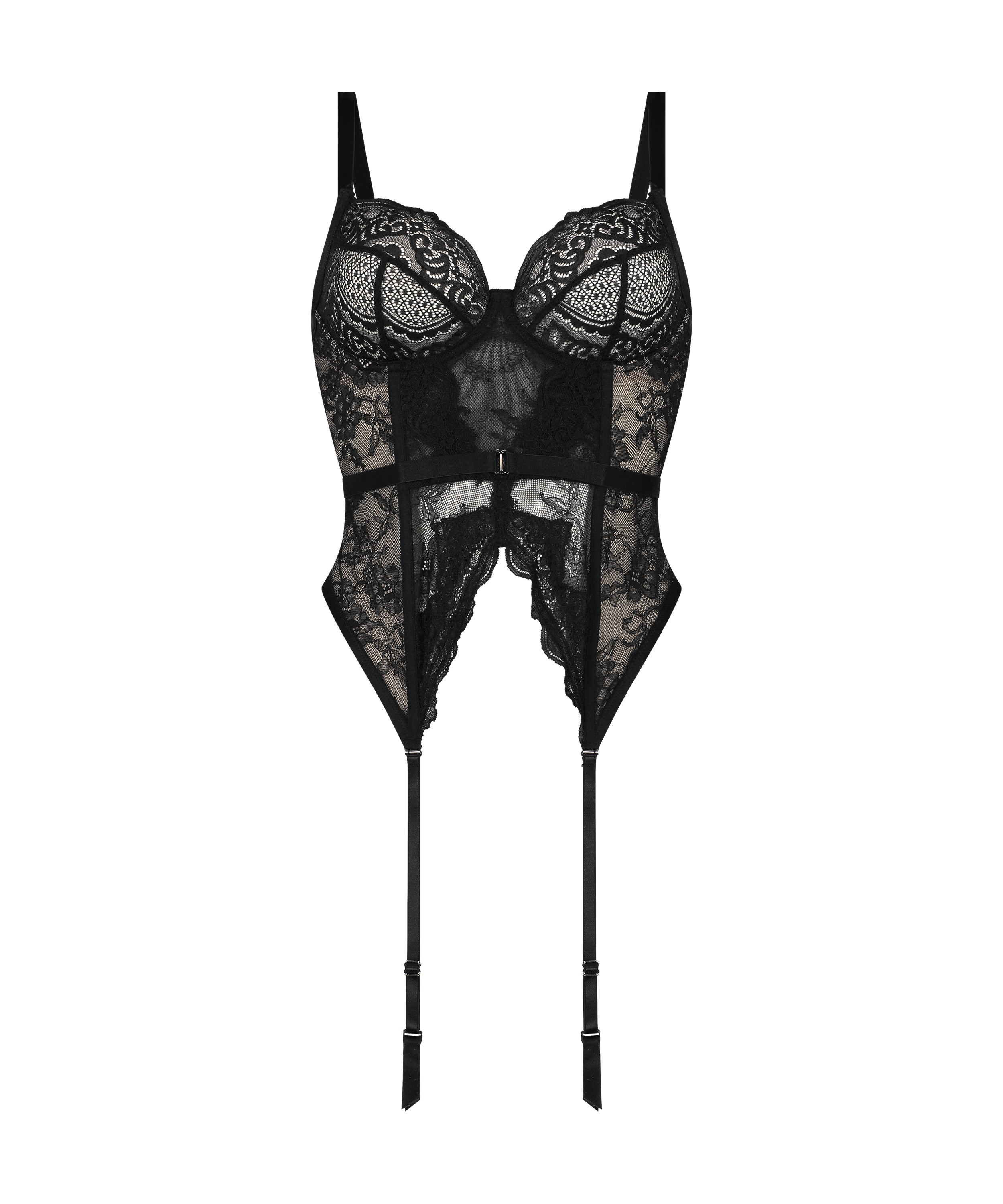 Bustier Sienna, Sort, main