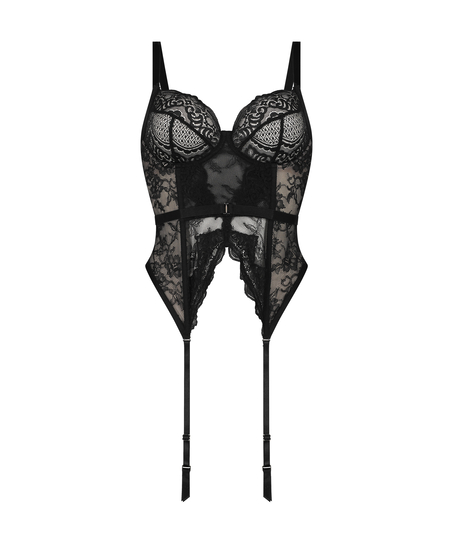 Bustier Sienna, Sort