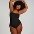Badedragt Bandeau Scallop, sort