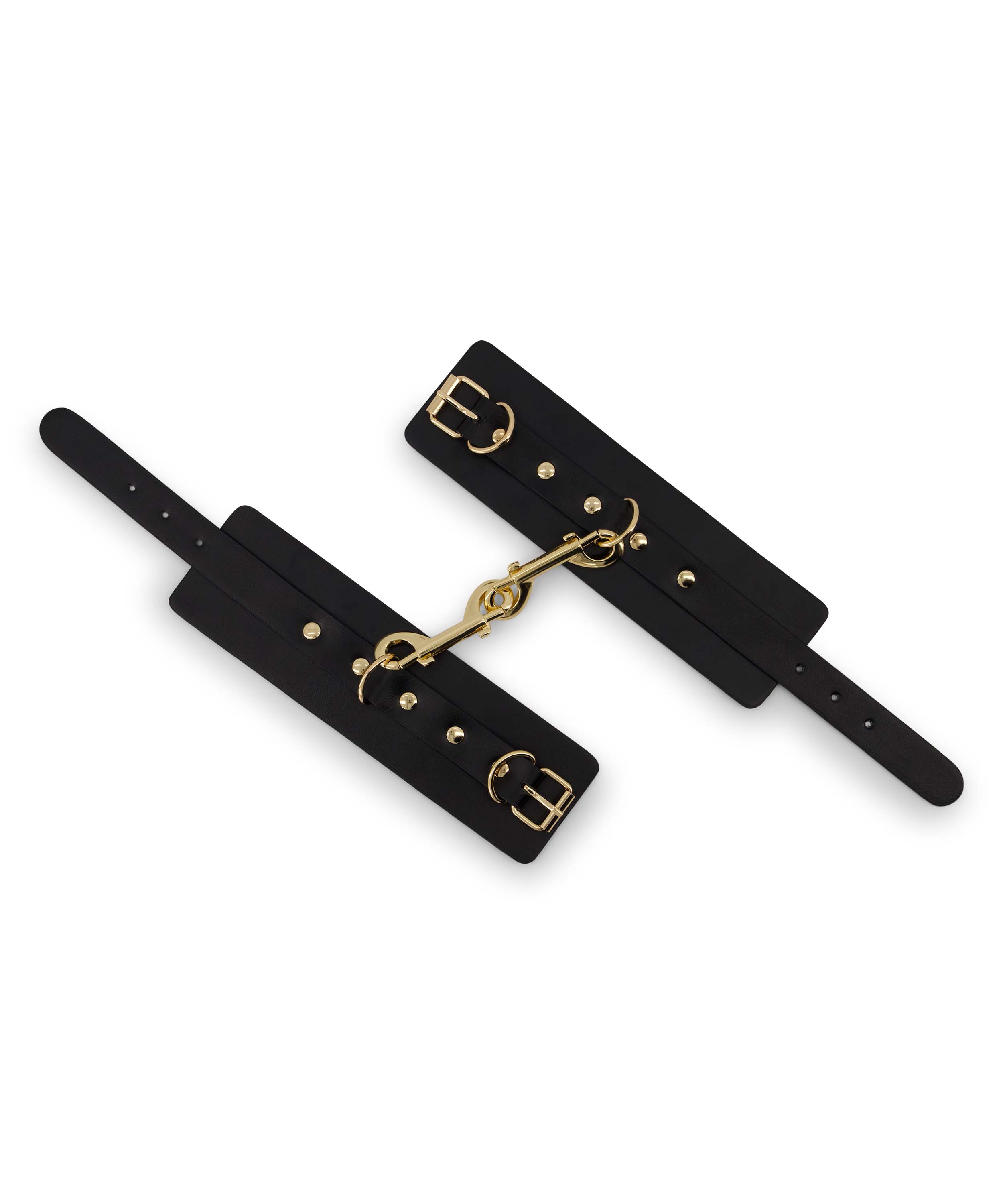 Håndjern med metalnitter, Sort, main