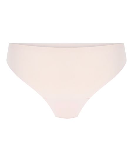 Usynlig basis-g-streng, Beige