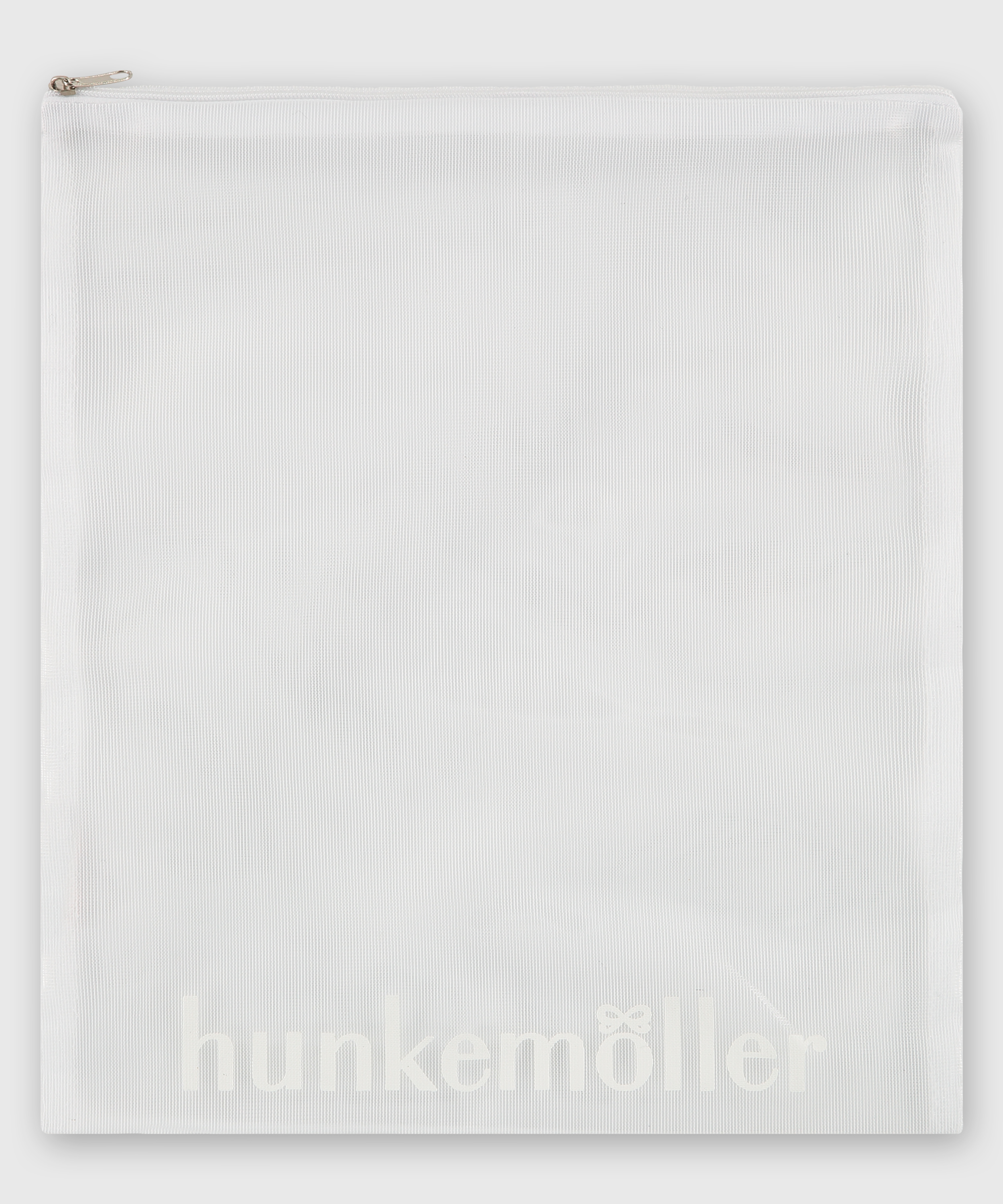 Vaskepose lynlås, Hvid, main