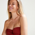 Formstøbt push-up bikinitop med bøjle Cali Doutzen Skål A-E, Rød