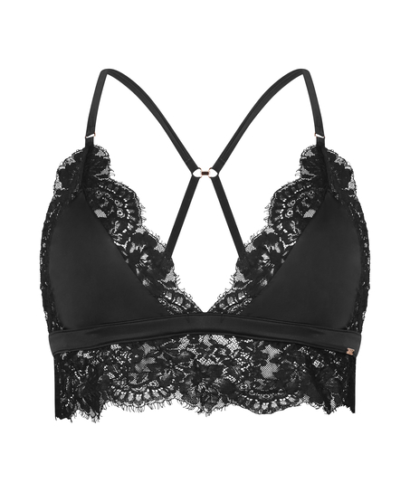 Bralette Valerie, Sort