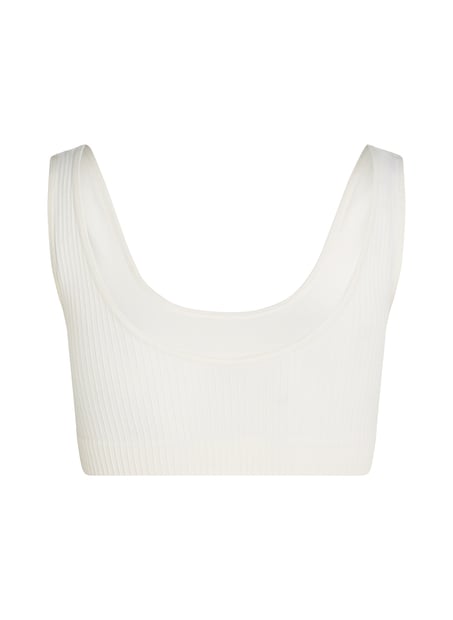 Bralette Scoop Dianne, Hvid