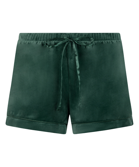 Shorts Velour, grøn