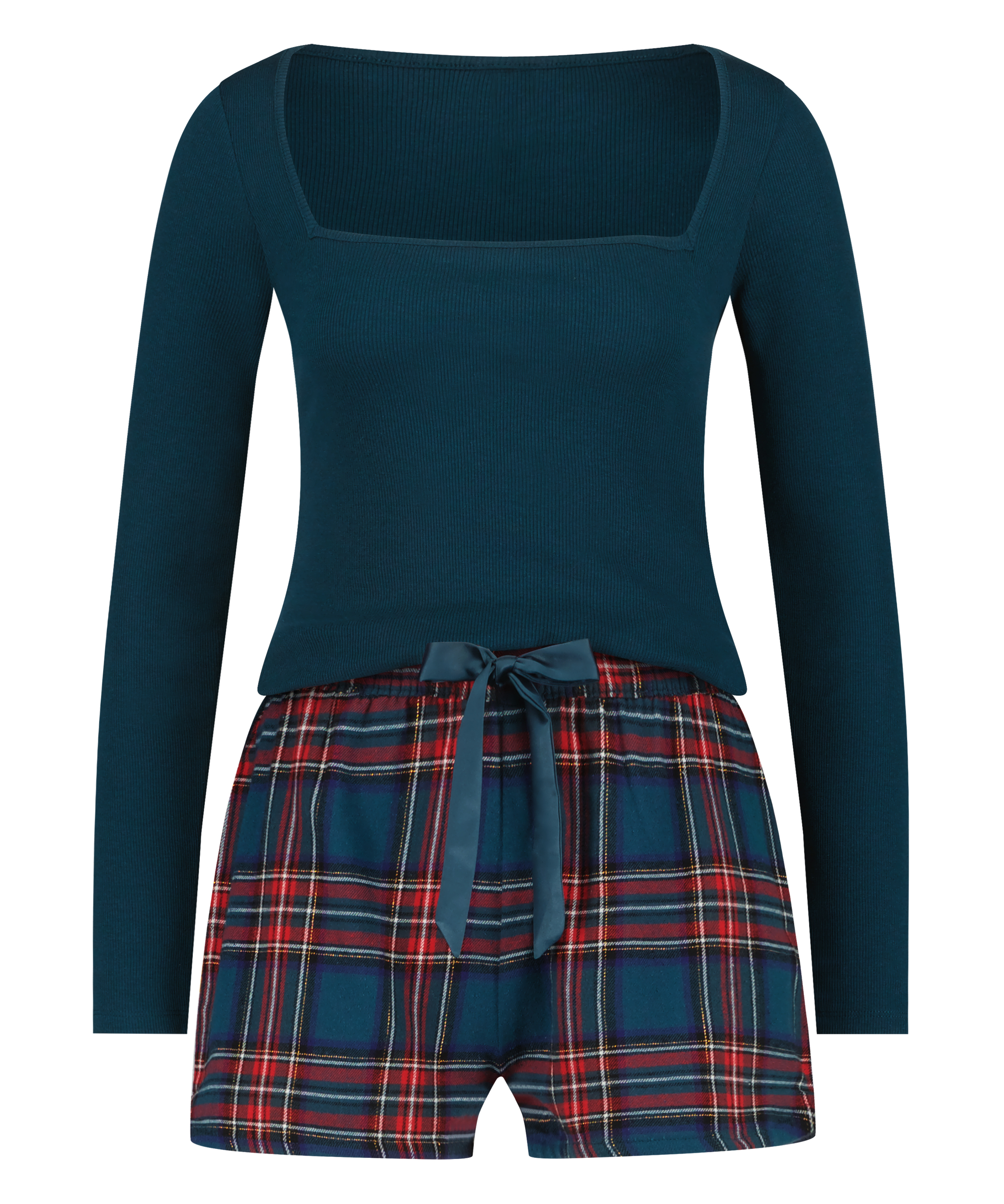 Twill pyjamas, Blå, main