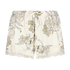 Pyjamasshorts Satin, Hvid