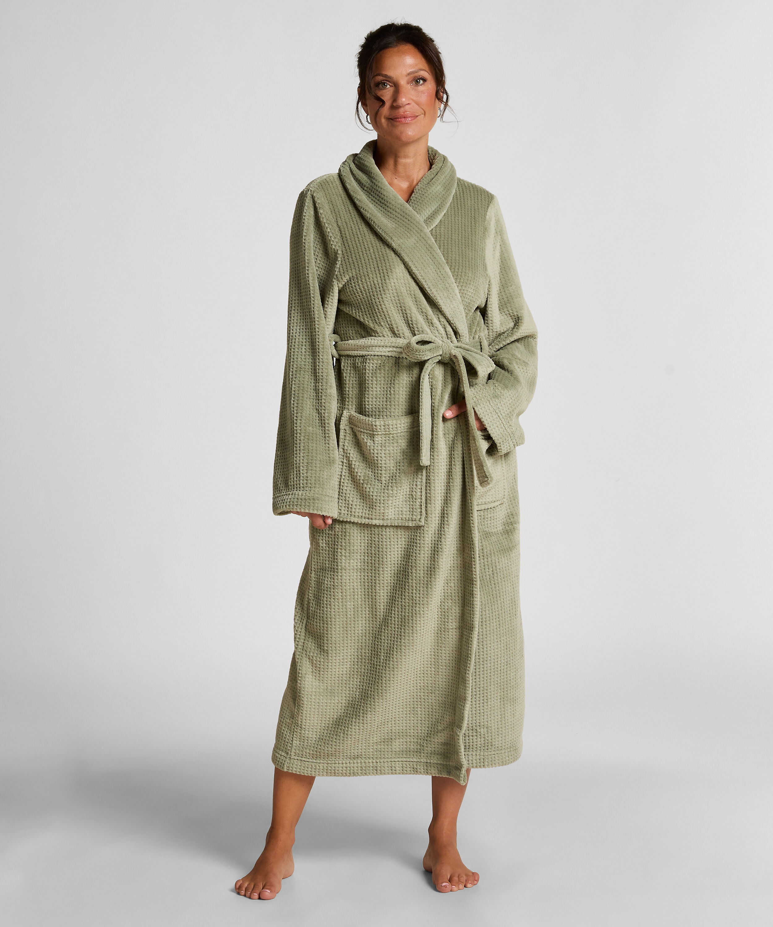 Badekåbe Fleece, Grøn