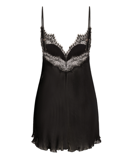 Zaphira slipkjole, Sort