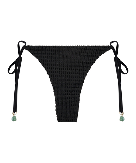 Cheeky Tanga Bikinitrusse Maui Crochet, sort