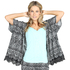 Kimono Macy lace print, sort
