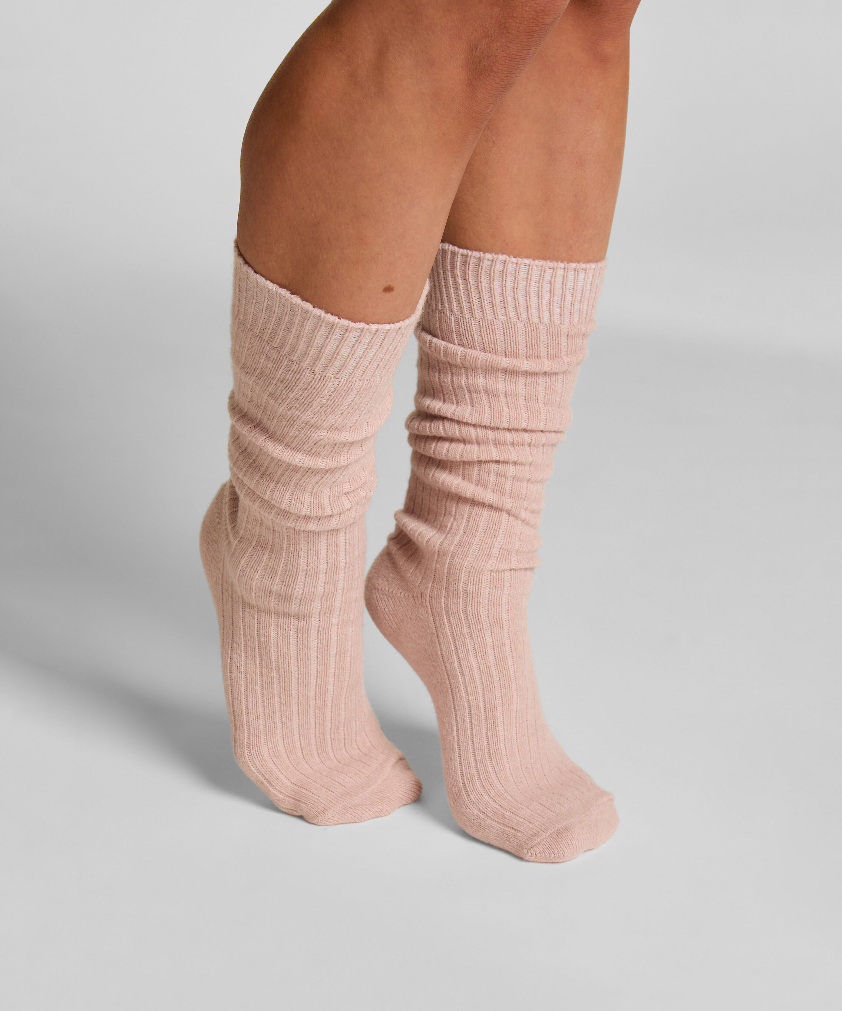 Sokker med Cashmere, Lyserød Sokker med Cashmere, Lyserød