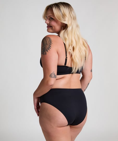 Neopren Rio-bikinitrusse, Sort