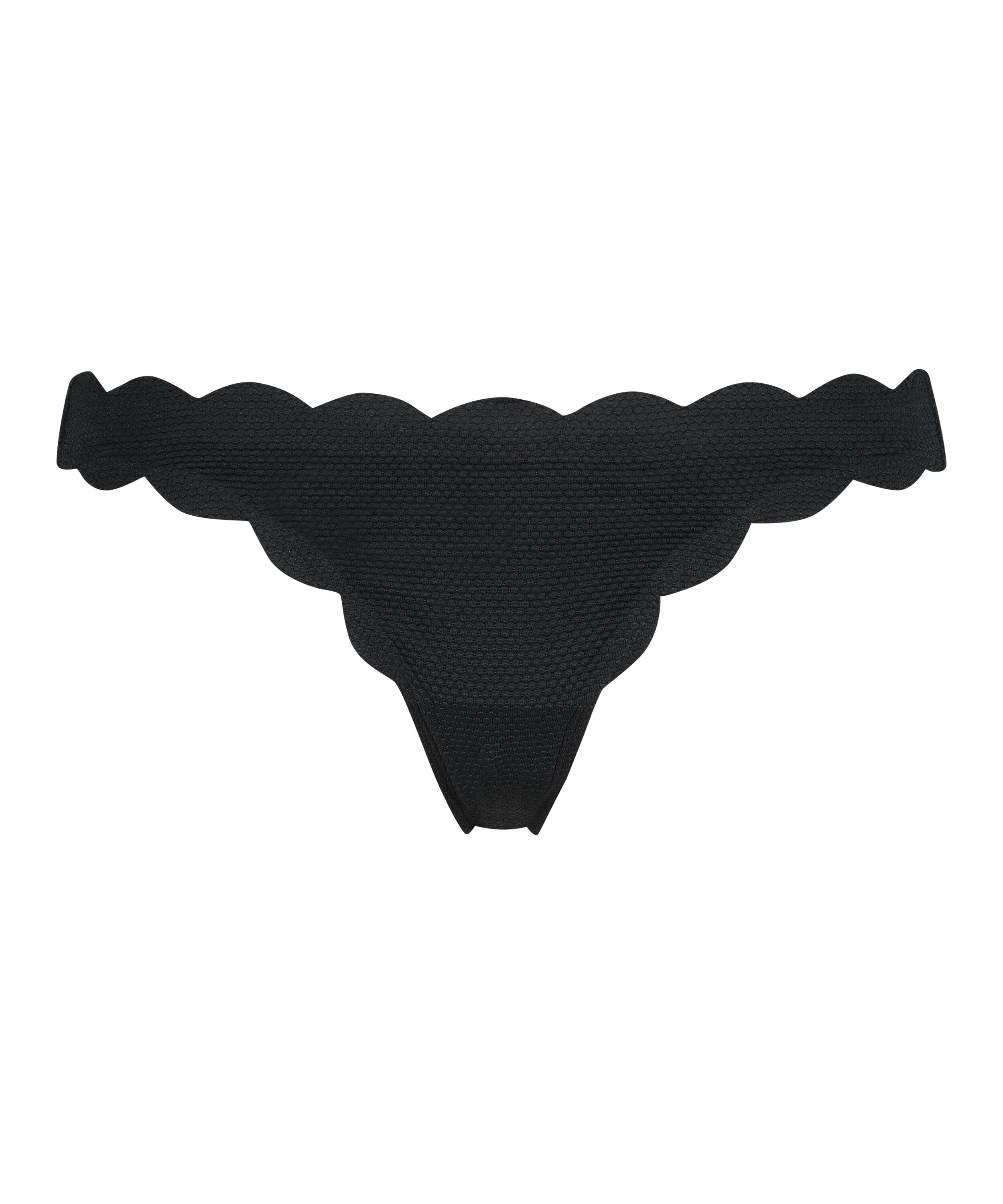 Rio Bikinitrusse Scallop, Sort