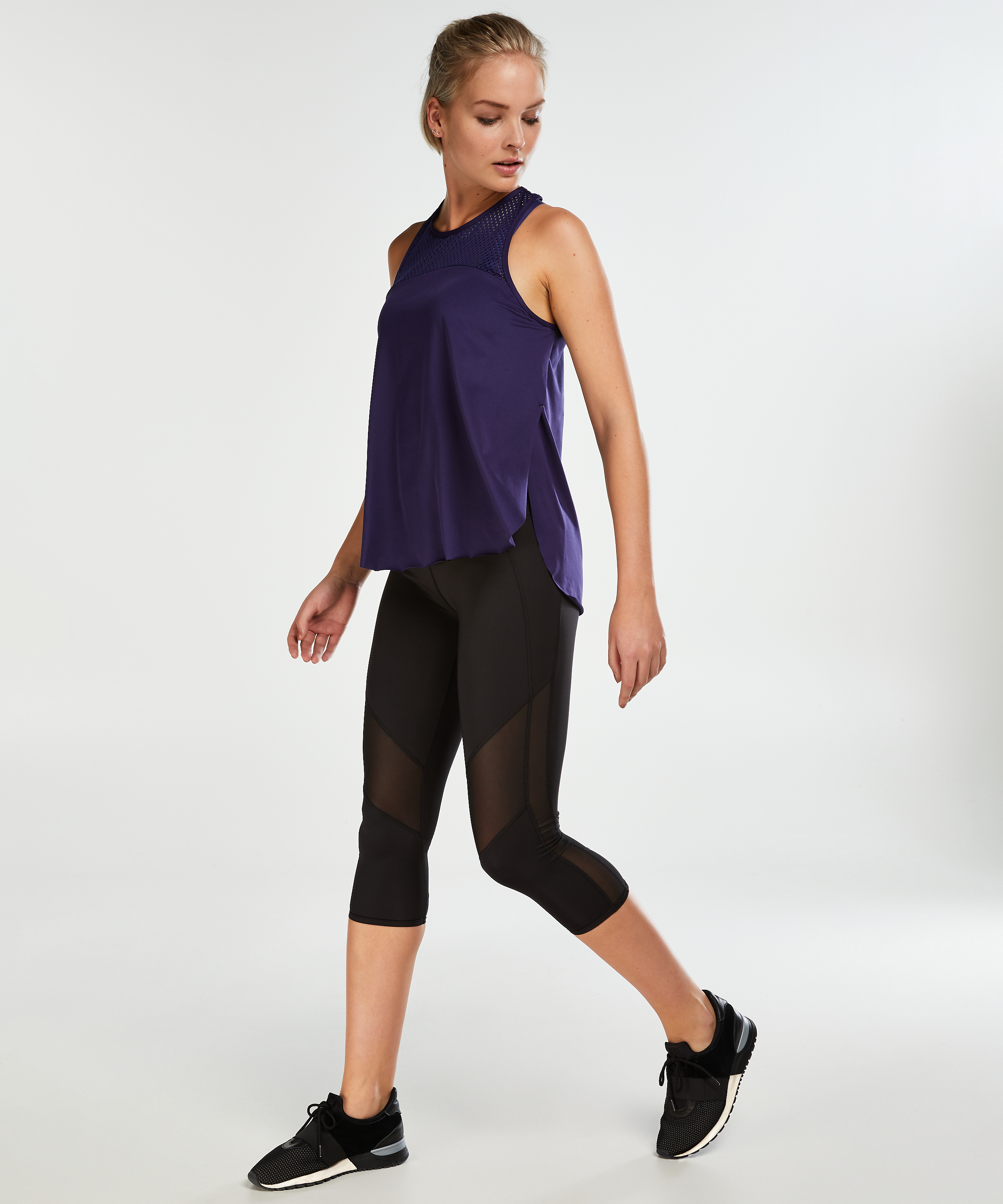 HKMX Tank top loose fit, Bl&aring;, main