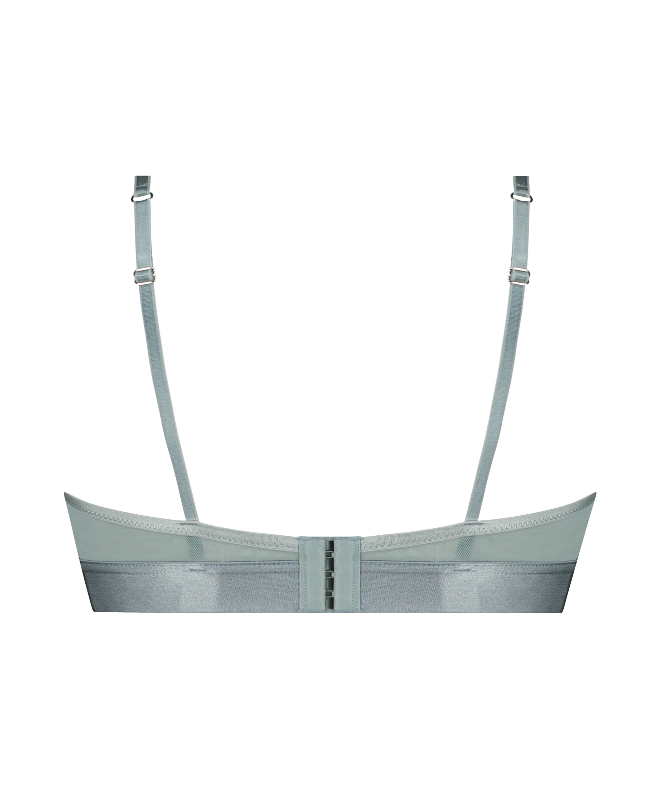 Ikke-formstøbt longline bøjle-bh Luna, Blå, main