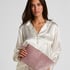 Stor makeuptaske i velour, Lilla