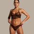 Bralette Patrice, Brun
