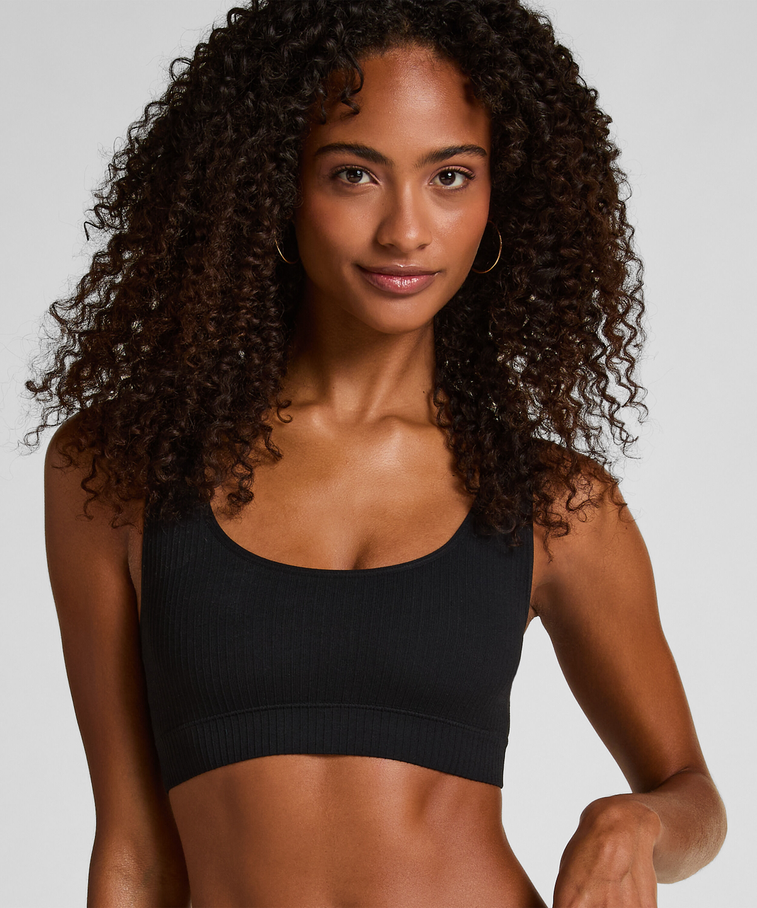 Bralette Scoop Dianne, Sort