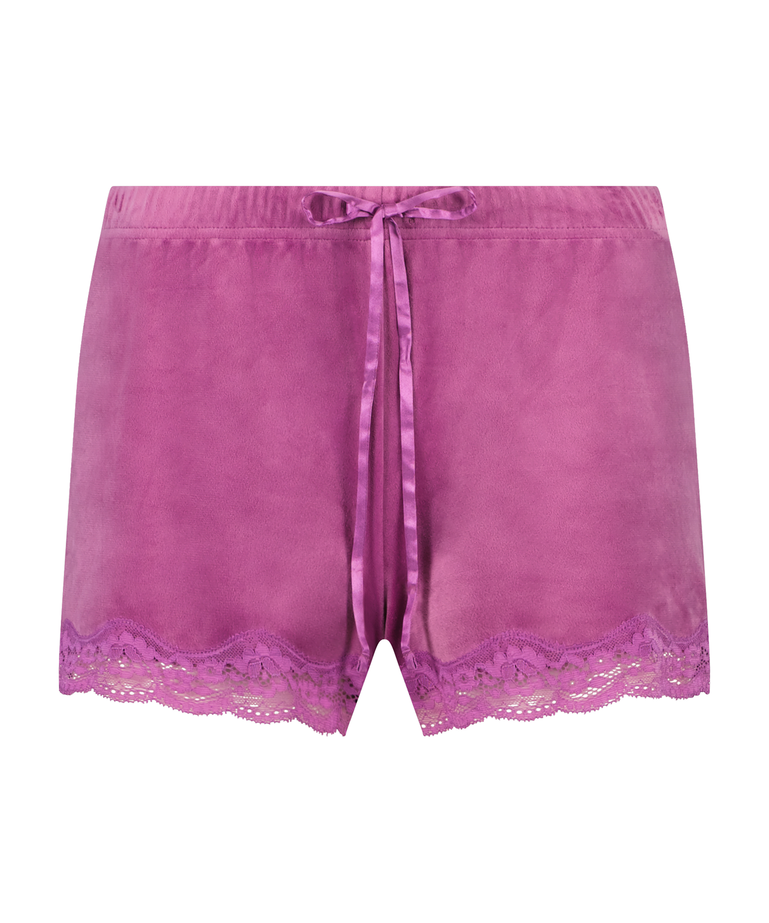 Shorts velour Lace, Lilla, main