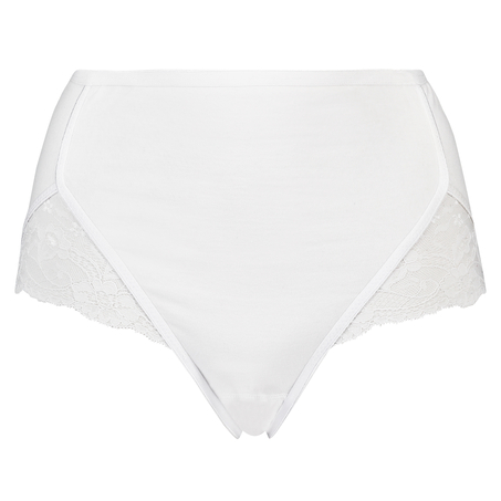 Superslip Lace Maxi bomuld, hvid