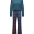Pyjamasæt med taske, blå