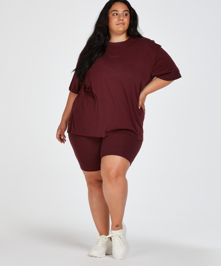 Kort pyjamass&aelig;t Biker, R&oslash;d