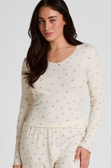 Hunkemöller Daisy Pyjamas Top Hvid