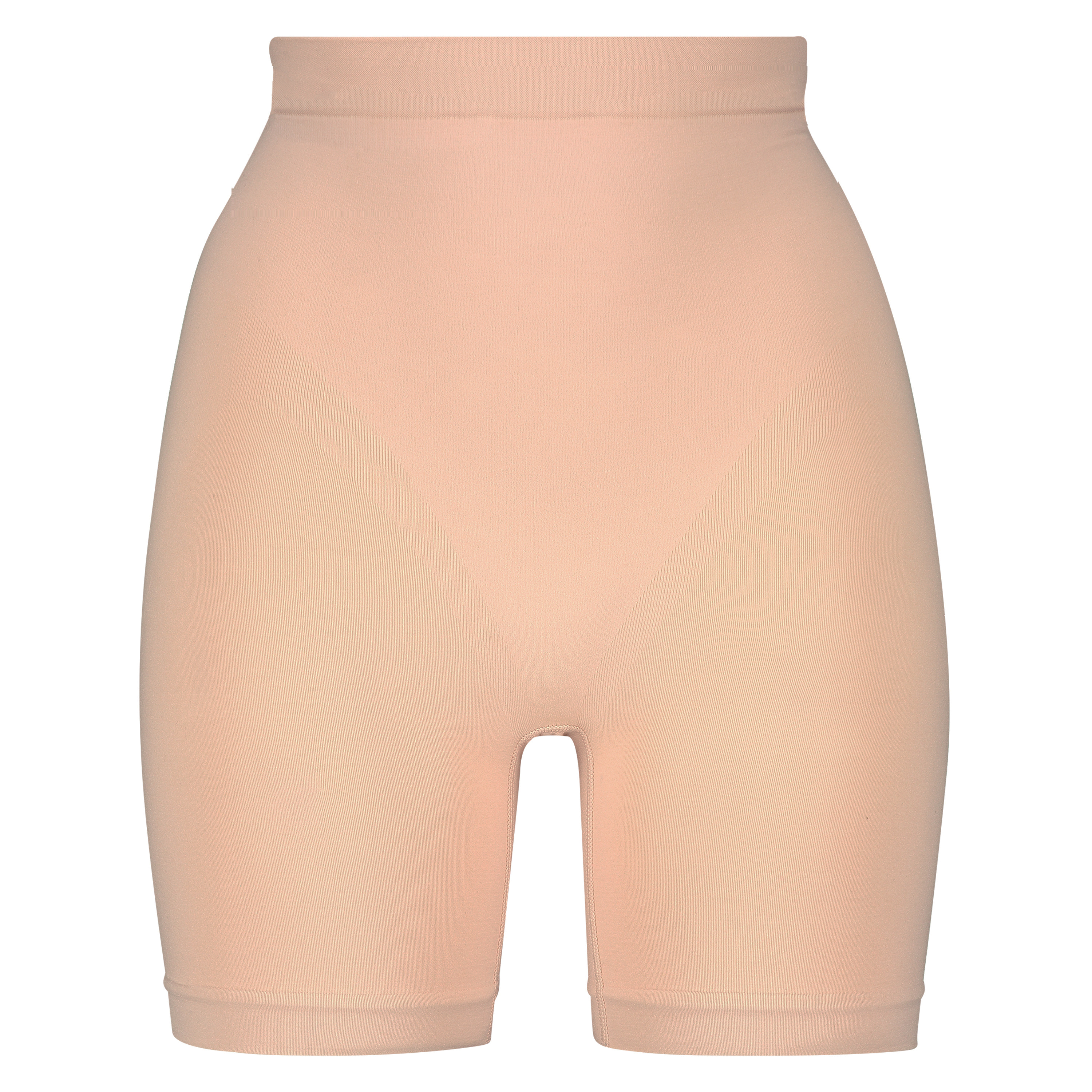 Opstrammende h&oslash;jtaljede shorts - Level 2, Beige, main