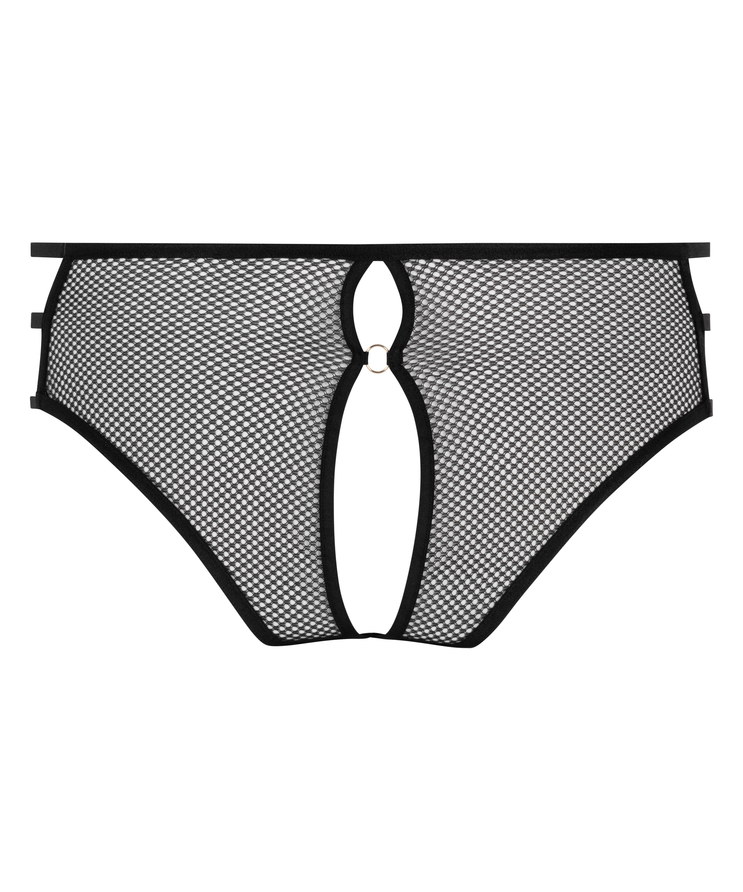 Rhys åbne brasilianske trusse, sort, main