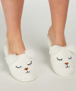 Hjemmesko Bj&oslash;rn, hvid