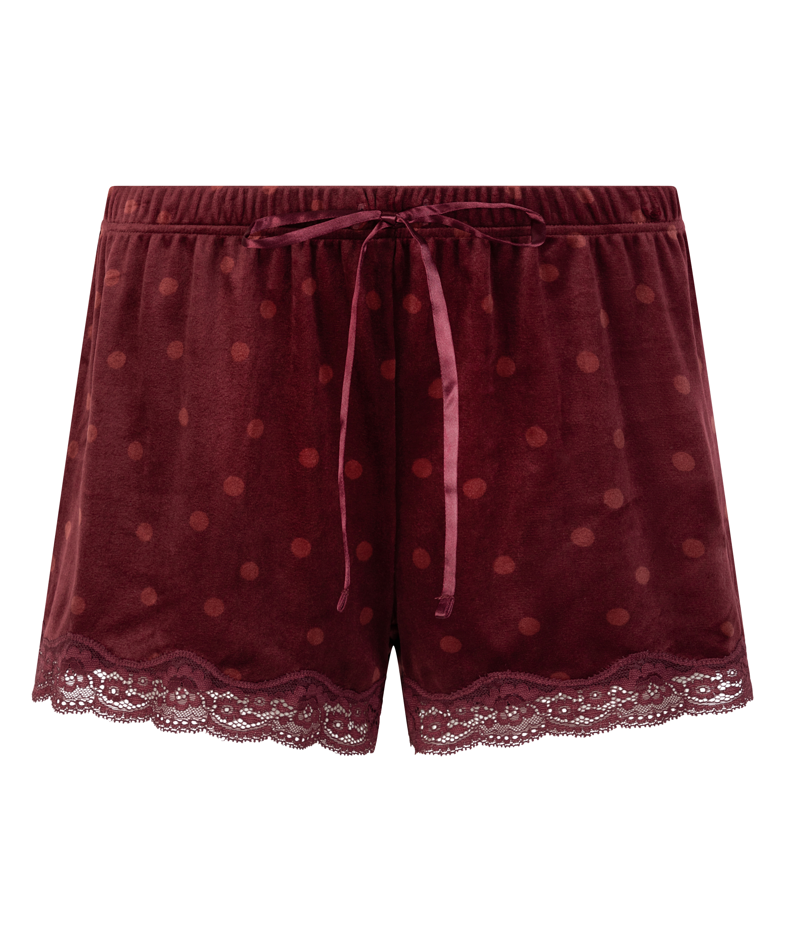 Shorts velour Lace, Lilla, main