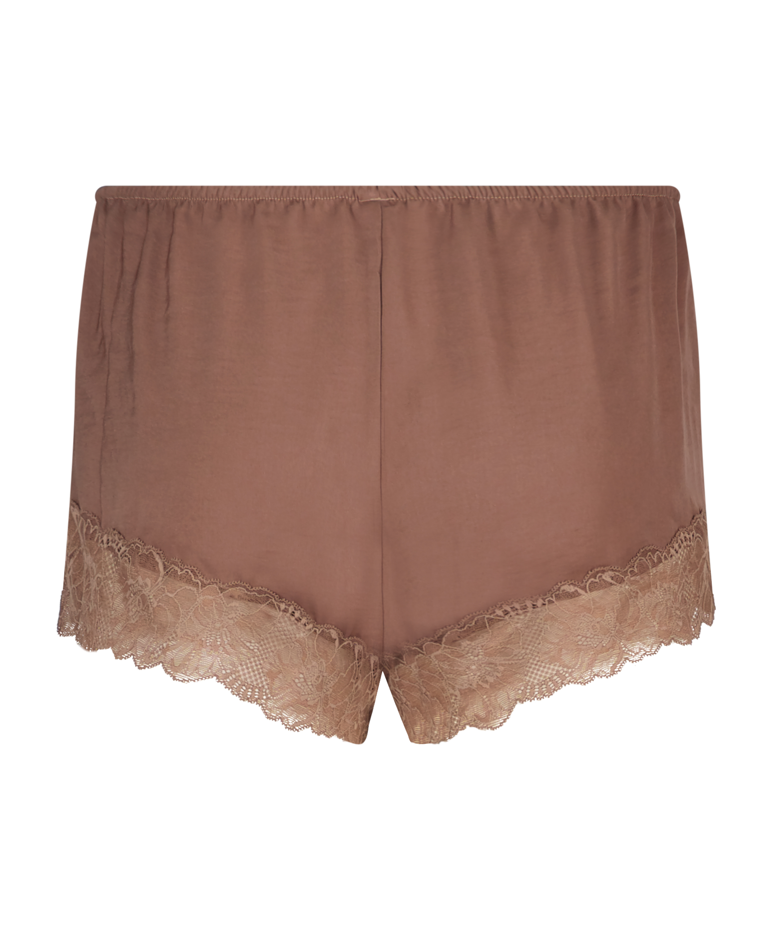 Shorts Satin, Brown, main