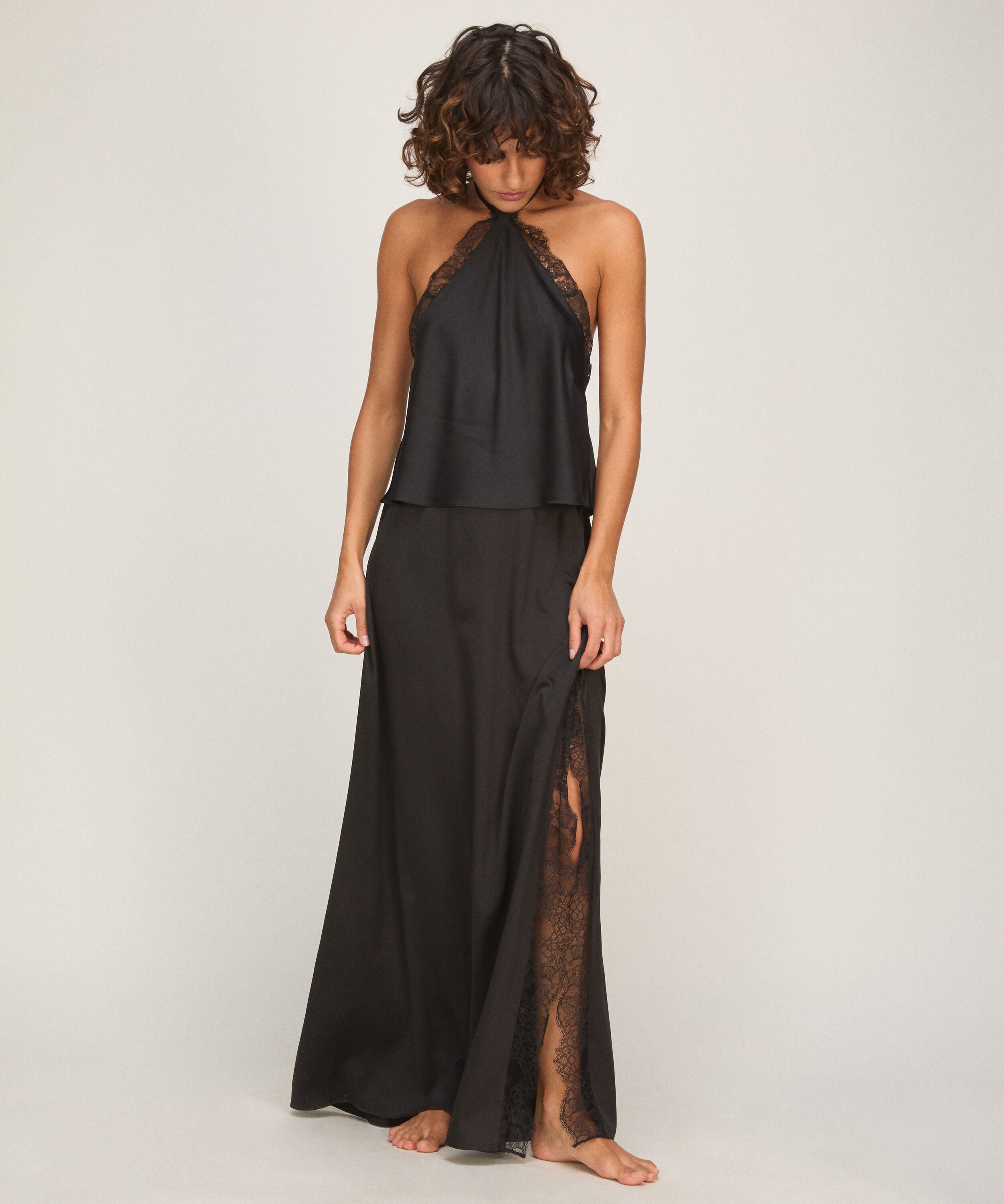Halter Top Cecilia, Sort