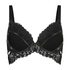 Formstøbt longline-bøjle-push-up-bh Desire, Sort