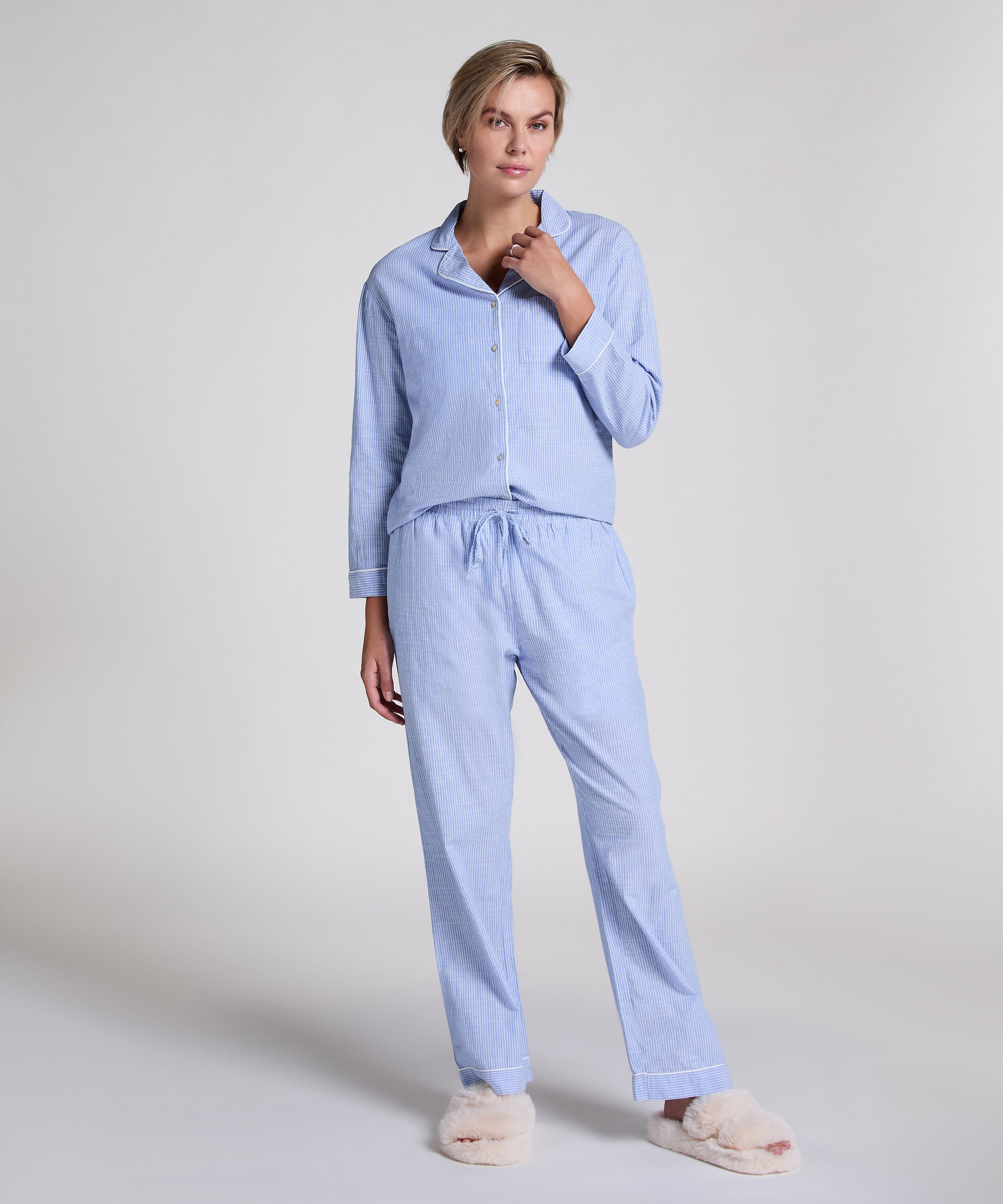 Petite Pyjamasbukser Bomuld, Blå