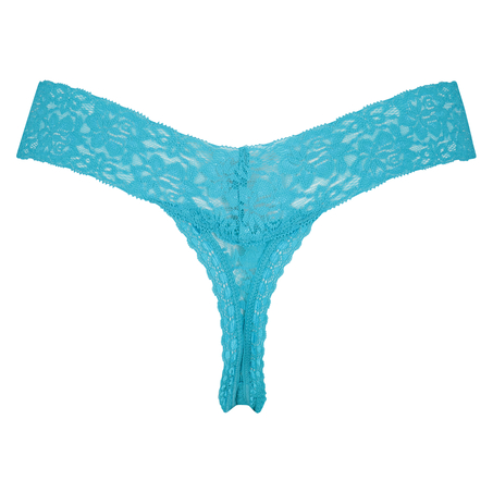 G-streng Floral lace, bl&aring;