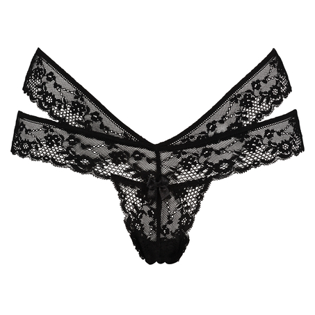 Jasmin Wow ULV g-streng, Sort