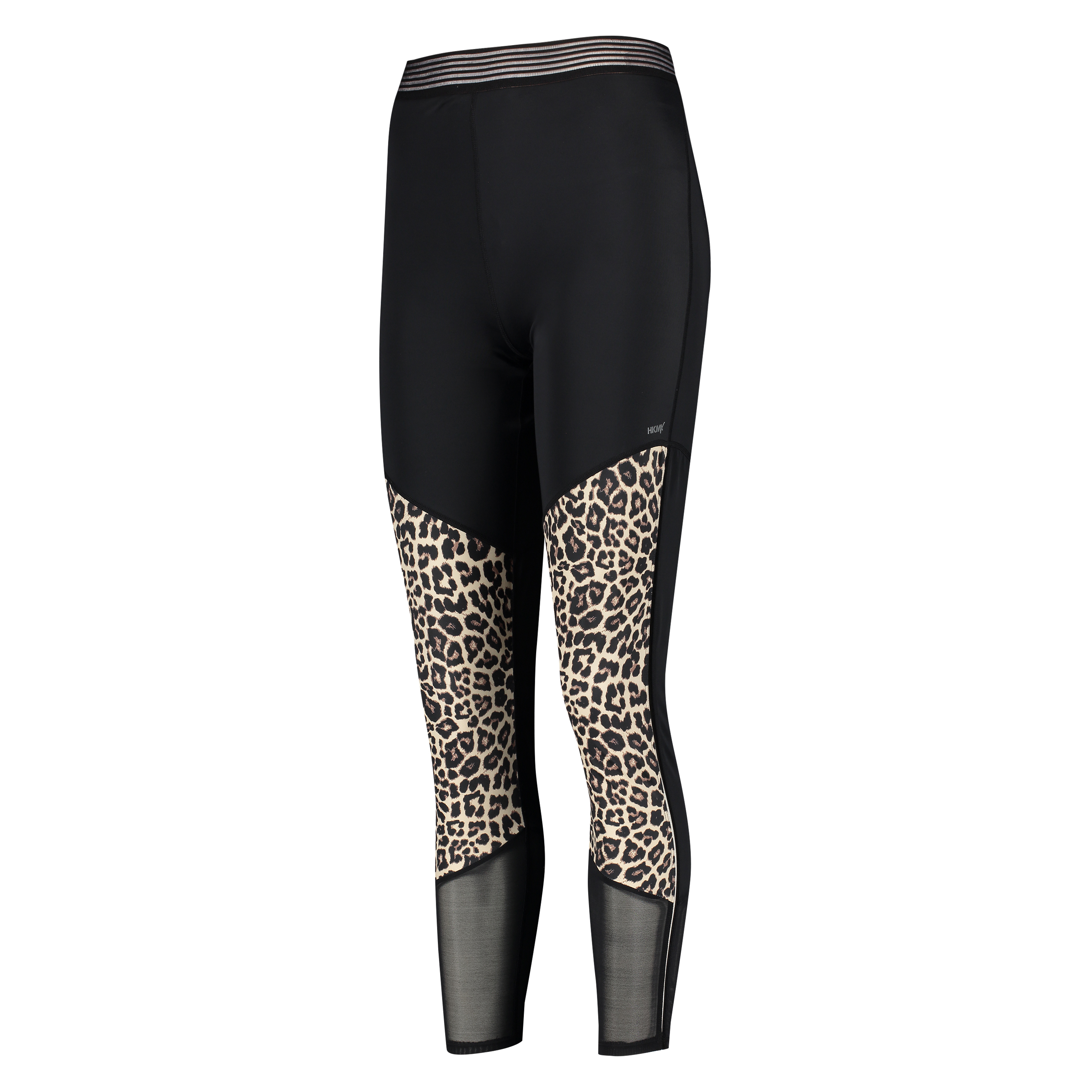 HKMX High waisted sportsleggings Leopard, Grå, main