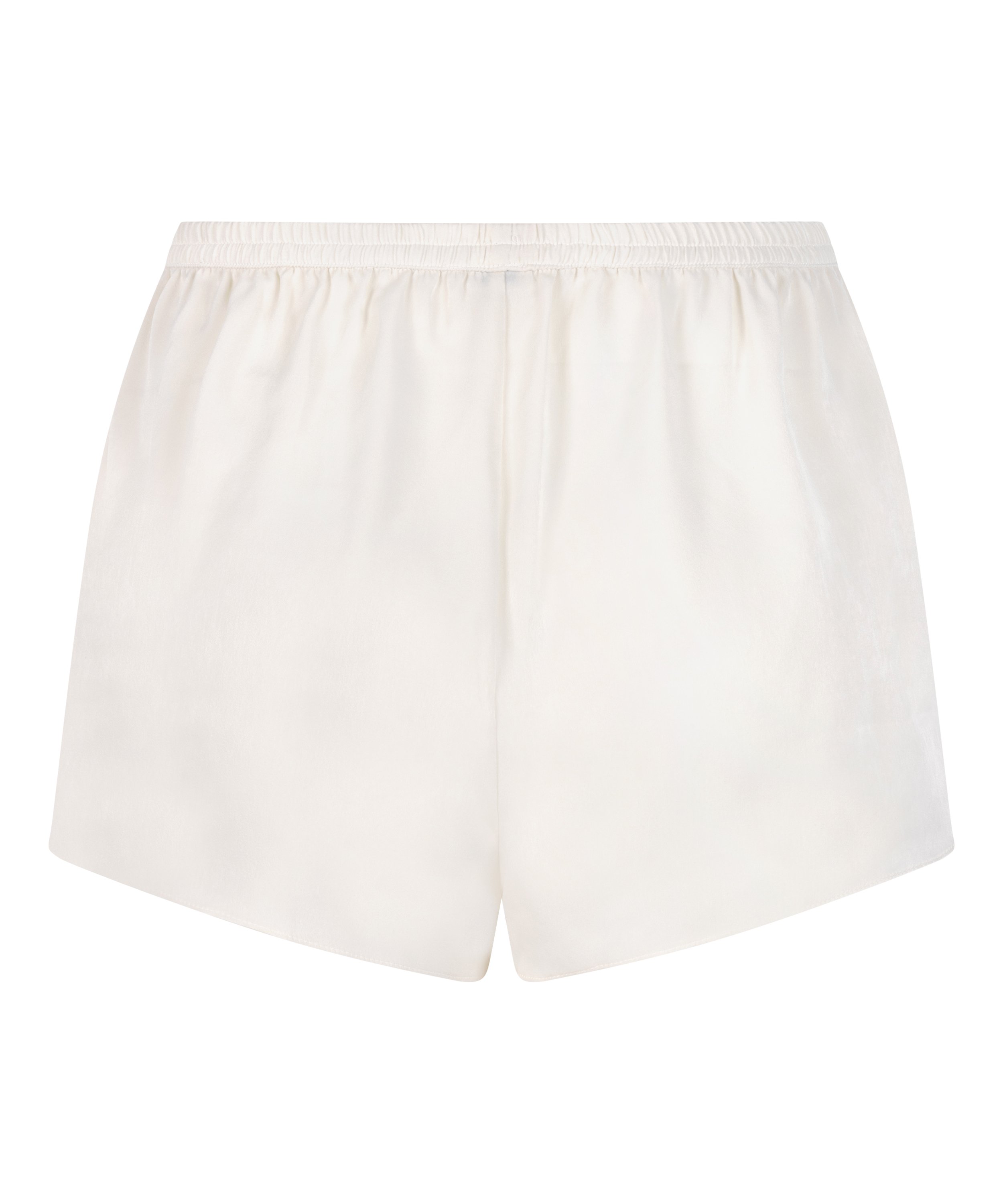 Shorts Satin Minimal, Hvid, main