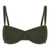 Caire ikke-formstøbt bikinitop med bøjle, Grøn