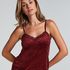 Cami top Velours Lace, Lilla
