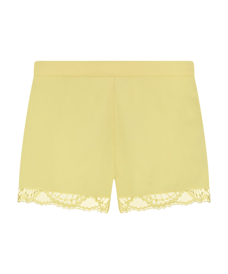 Pyjamasshorts Satin, Gul