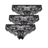 3-styks-pakning brasilianske trusser Chelsea, sort