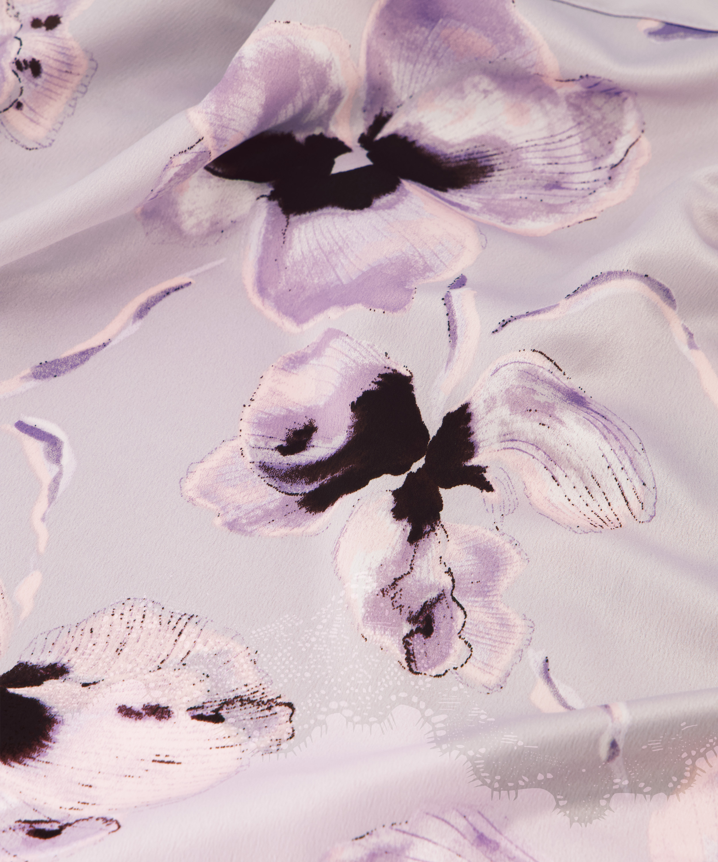 Satin kimono, Lilla, main