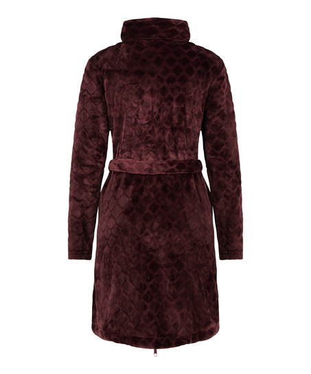 Badekåbe Zip Fleece, Lilla