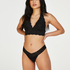 Rosalyn bralette med halterneck, Sort