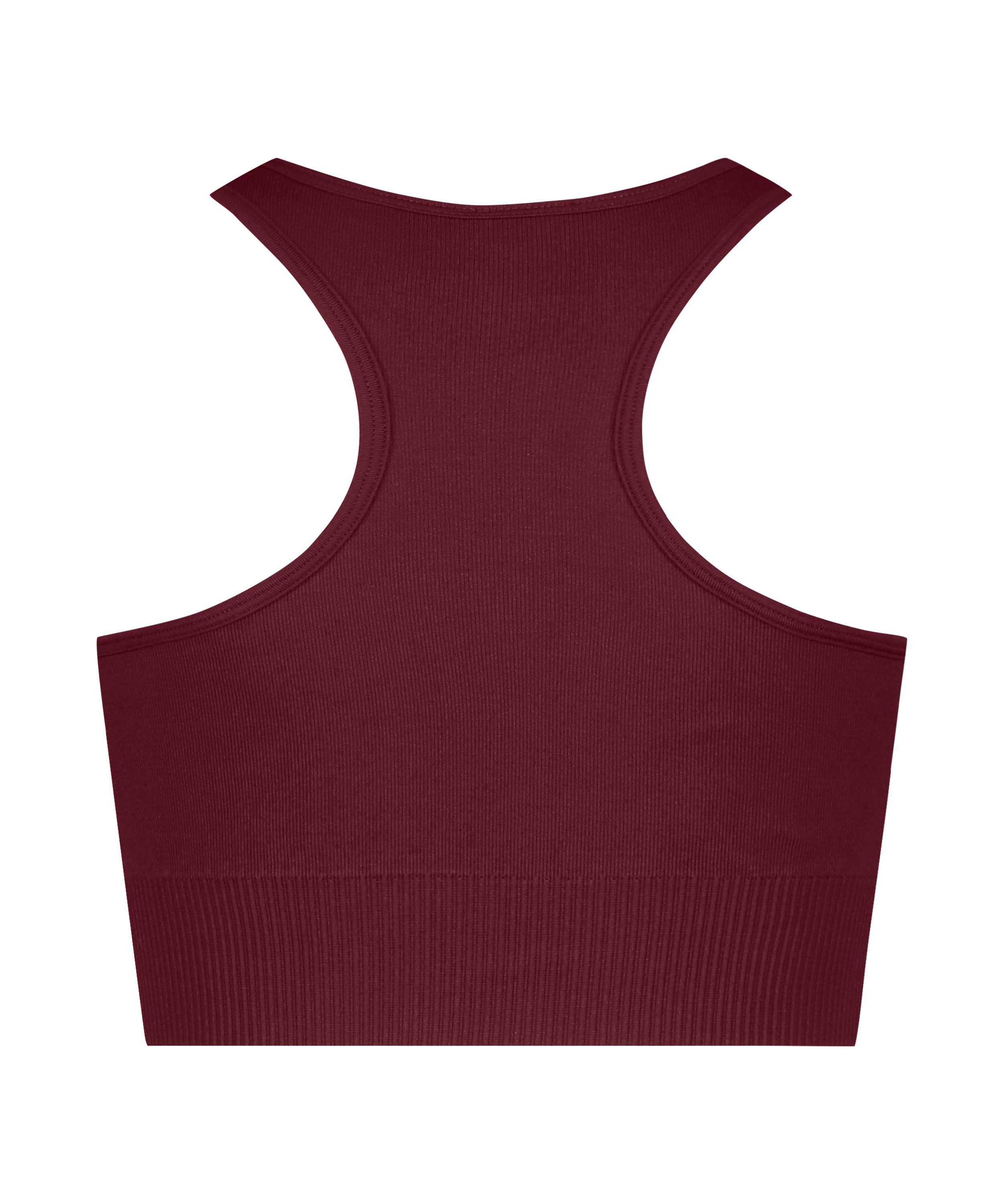 HKMX sømløs sports-bh, Rød, main