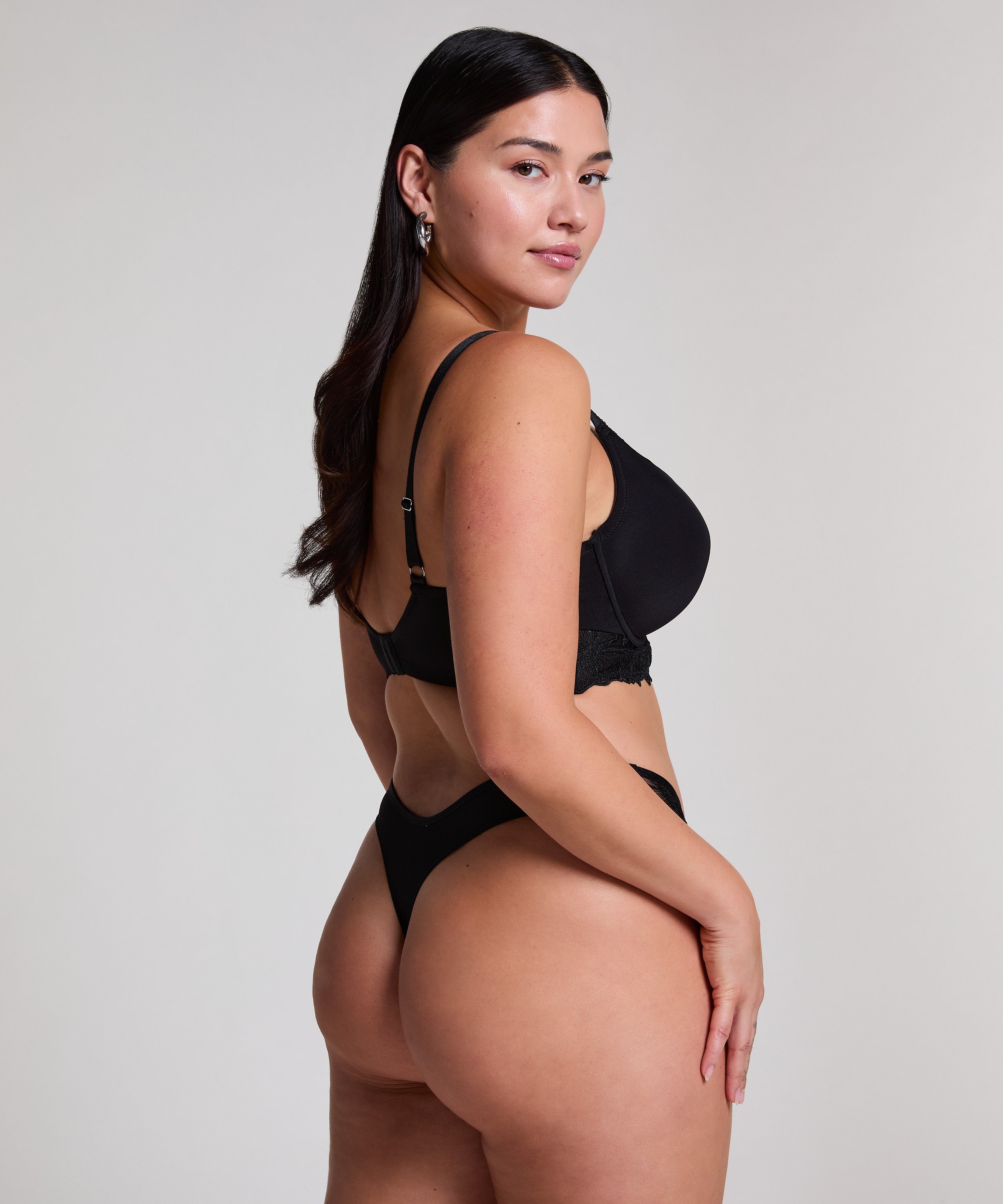 Jemima g-streng, Sort, main